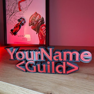 Nombre personalizado de World of Warcraft | ¡Guau! Gremio Wow | ¡Regalo para gamer!