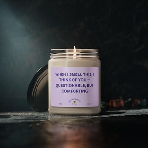 Scented Soy Candle, Cozy Home Decor, Perfect Gift For Holidays, Relaxation & Self-Care, Funny Candle Gift, Candle Humor