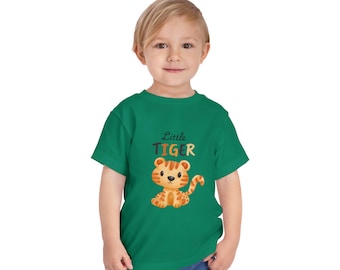 Cute Little Tiger Toddler Tee, Kids T-Shirt, Kids shirt, Animal Lover Apparel, Toddler Clothing, Playtime Outfit