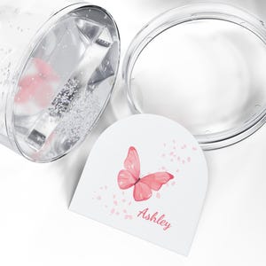 Custom Butterfly Snow Globe: Personalized Keepsake Gift image 3