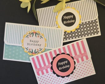 Birthday Gift Card Holder Gift Card Envelope Happy Birthday Money Holder Decorative Money Card