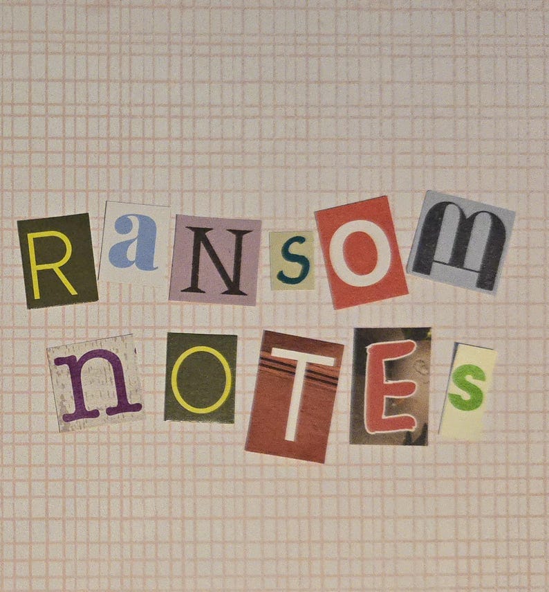 125+ Magazine Letters Ransom Note Letter Stash Scrapbooking Letters Alphabet Cutouts Letters for Junk Journaling Decoupage Collage image 9