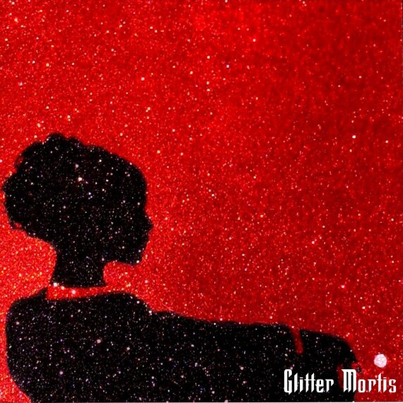 Mad Men Inspired Glitter Pop Art Retro Rockabilly Decor Etsy