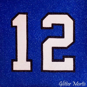 Seattle Seahawks 12th Man Inspired Glitter Art
