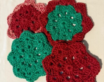 Crochet Coasters - Absorbant 100% Cotton