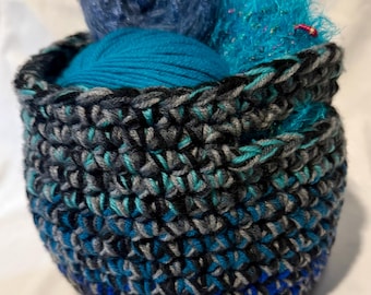 Handmade Crochet Storage Basket