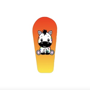 Zebra Dexcom G6 Transmitter Sticker