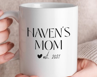 Custom Mama Mug, Mom Gift Idea, First Time Mom Gift, Mom Coffee Mug, Personalized Mug, First Mother's Day, Mother's Day Mug, Custom Name Mug