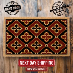 Boho Doormat, Welcome Mat, New Home gift, Coir Doormat, Housewarming Gift, Home Decor, Colorful Doormat, Front Door Decor, Porch Decor