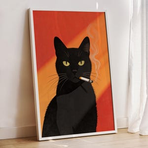 Cat Meme Picture With Frame