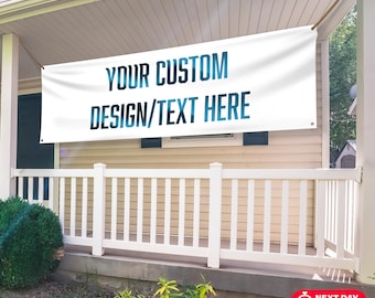 Personalized Vinyl Banner, Personalized Banners for Business, Advertising Banner, Birthday Waterproof Indoor Outdoor Banner, Business Banner