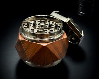 Modern Zinc Alloy Spice Grinder, Premium Kitchen Tool (63mm)