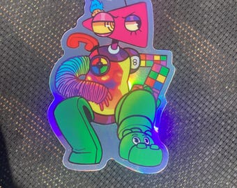 Pegatina de Toy Zooble de los 80