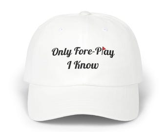 Solo juegos previos que conozco / Gorra clásica de papá / Gorra de béisbol bordada / Gorra de golf divertida / Gorra de papá retro / Gorra deportiva vintage