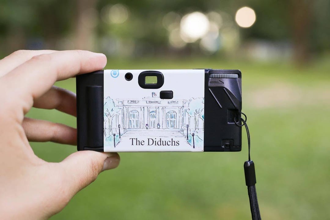Mini Camera Custom 10 Custom Disposable Cameras for Weddings, Parties, and Events. Price ...