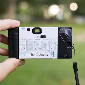 10 custom disposable cameras for weddings, parties, and events. Price includes custom cameras, shipping, and film development.