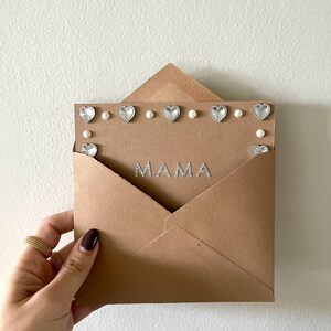 Carte artisanale pour maman