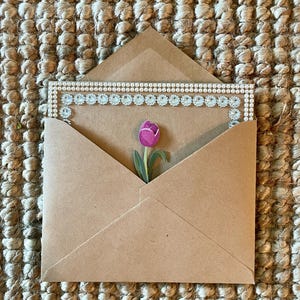 Conjunto de cartas de papelaria artesanal (conjunto de 5)