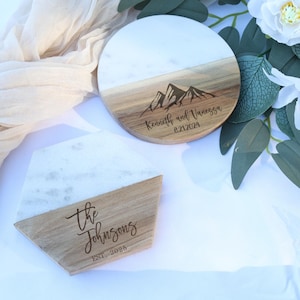 Wedding Gift,Personalized Coasters,Bridal Shower,Housewarming Gift,Wedding Favor,Couples Gift,Home Essentials,Monogram Coaster
