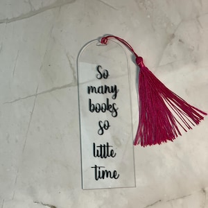 So Many Books So Little Time -Bookmark-