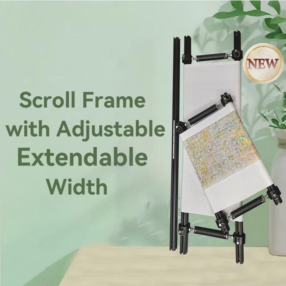 Adjustable Aluminum Alloy Scroll Frame for Cross Stitch | Extra Thick ...