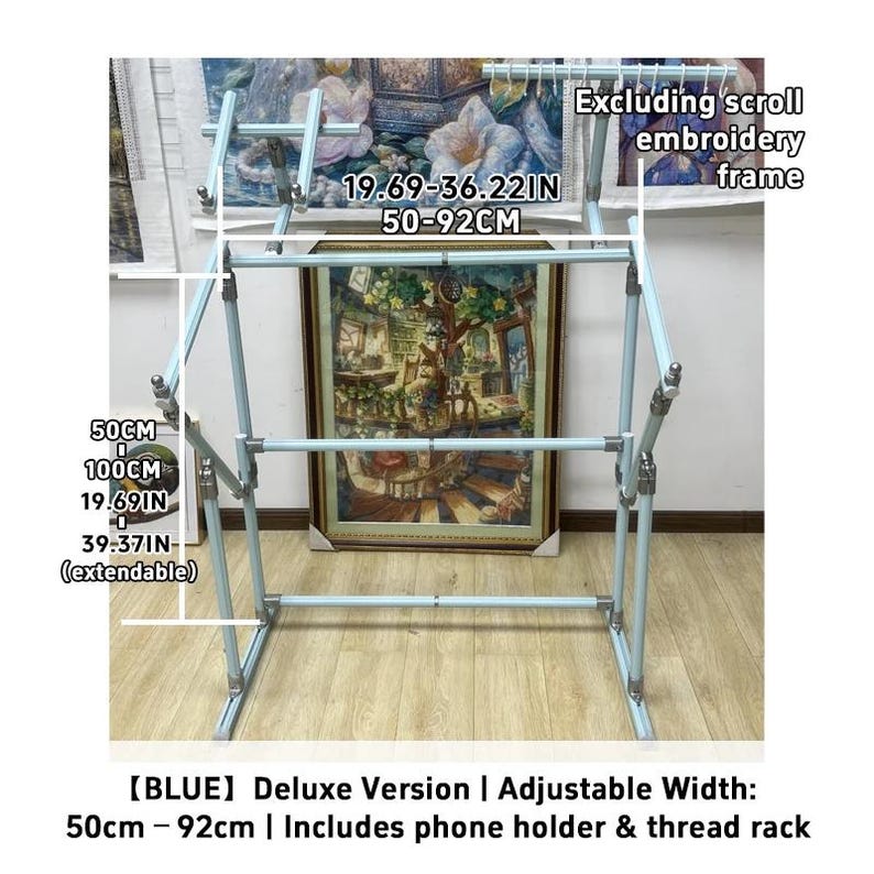 4th Gen Adjustable Cross Stitch Stand –with Height, Width Tilt ...