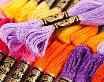 482-Color Embroidery Floss Set • DMC Embroidery Floss (Art. 117)  Gifts for Crafters, Floss Bundles, Entire 482Skein Floss Line,