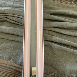 Chace Dripless Lifetime Aluminum Spring Candlesticks in Petal Pink-MCM Set of 2