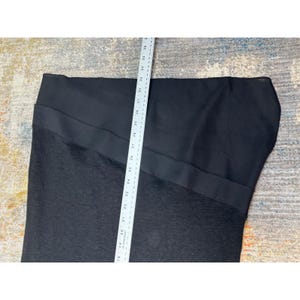 Deletta Anthropologie - Top tunique asymétrique en lin mélangé noir Anthropologie M image 6