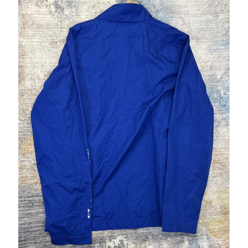 Majestic Kansas City Royals Windbreaker Jacket Womens M Blue Full Zip image 10