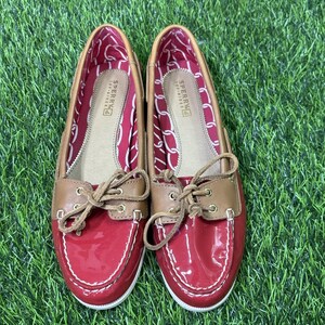 Sperry Black and Red Loafers Slip-Ons with Sporty Accents Some shoes come and go, but the Sperry Classic AO 2-Eye is  main image 4