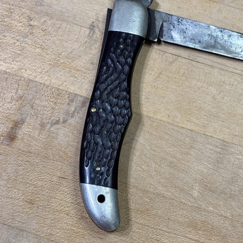Vintage Case XX 6265 SAB Folding Hunter Pocket Knife USA image 8