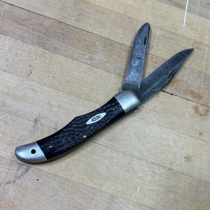 Vintage Case XX 6265 SAB Folding Hunter Pocket Knife USA image 1
