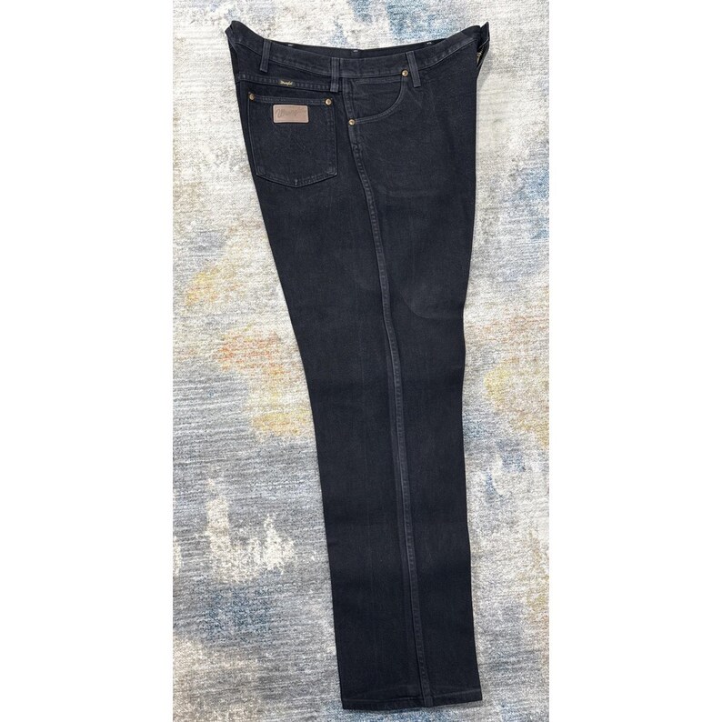 Vaqueros Wrangler vintage 40x34 Tagamax Western Workwear Denim negro imagen 2