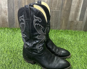 Justin Roper Boots Model 3133 Western Cowboy Low Heel  display picture 2