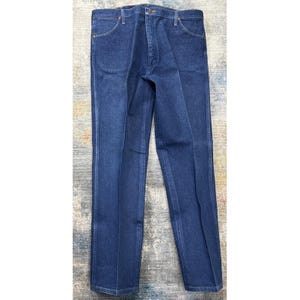 Vintage Wrangler Jeans 42x34 Tagamax Western Workwear Blue Denim image 7