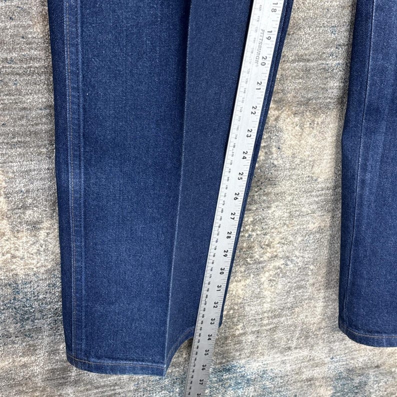 Vintage Wrangler Jeans 42x34 Tagamax Western Workwear Blue Denim image 6