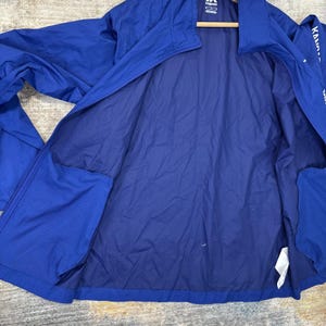Majestic Kansas City Royals Windbreaker Jacket Womens M Blue Full Zip image 7