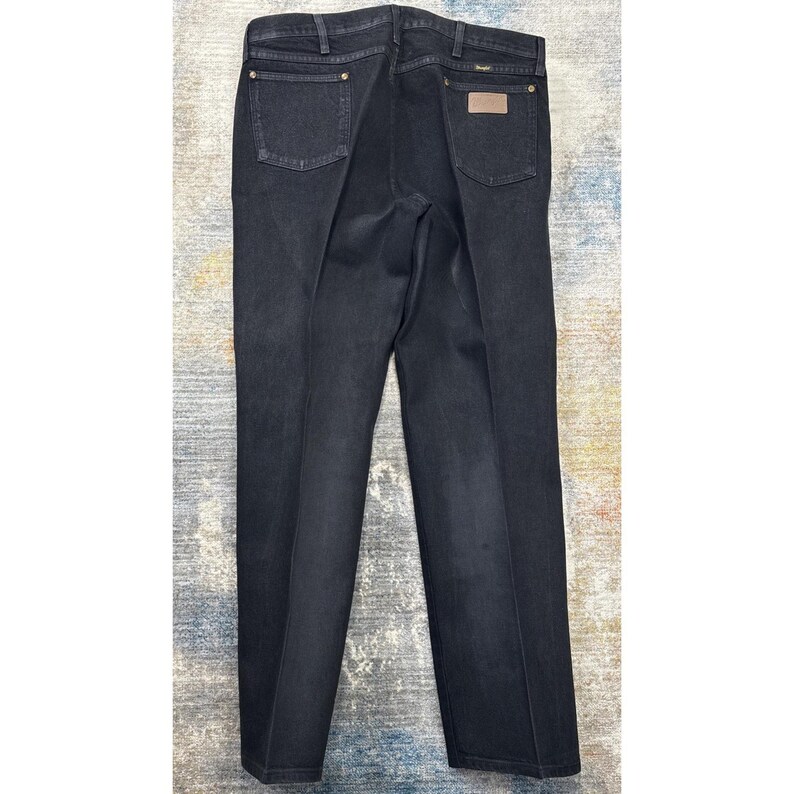 Vaqueros Wrangler vintage 40x34 Tagamax Western Workwear Denim negro imagen 7
