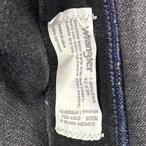 Vaqueros Wrangler vintage 40x34 Tagamax Western Workwear Denim negro imagen 4