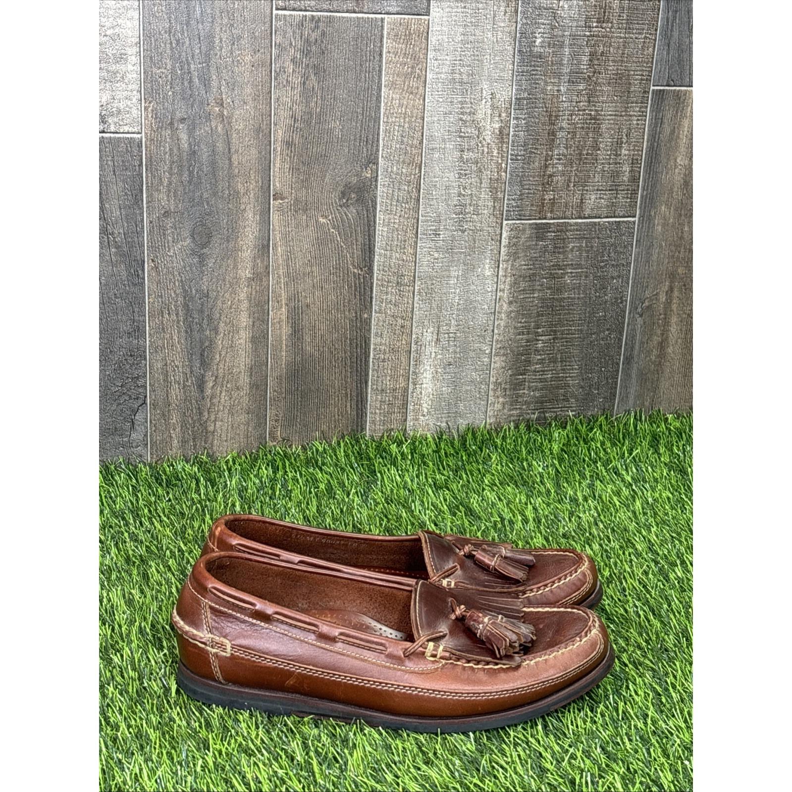 Used Cole Haan Country Mens Shoes Brown Dress Leather Moc Toe Penny Loafers 12W Cole Haan Loafers Men - Etsy main image 2
