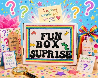 Fun Surprise Box | 6 Mystery Items, Adult Novelty Bundle