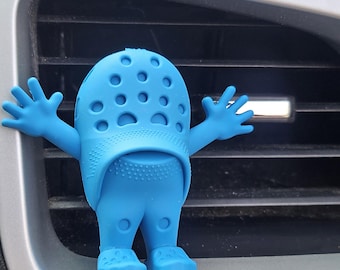 Car Air Freshener Vent Clip, Clog Monster Shoeman Air Freshener Car Vent Clip