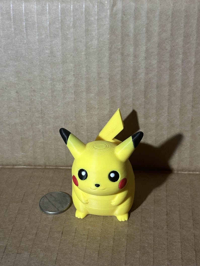 Big Pikachu 3D Printed Figurine - Etsy