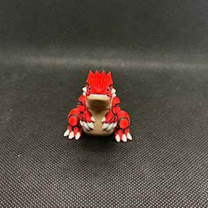 Groudon 3D Printed Figurine