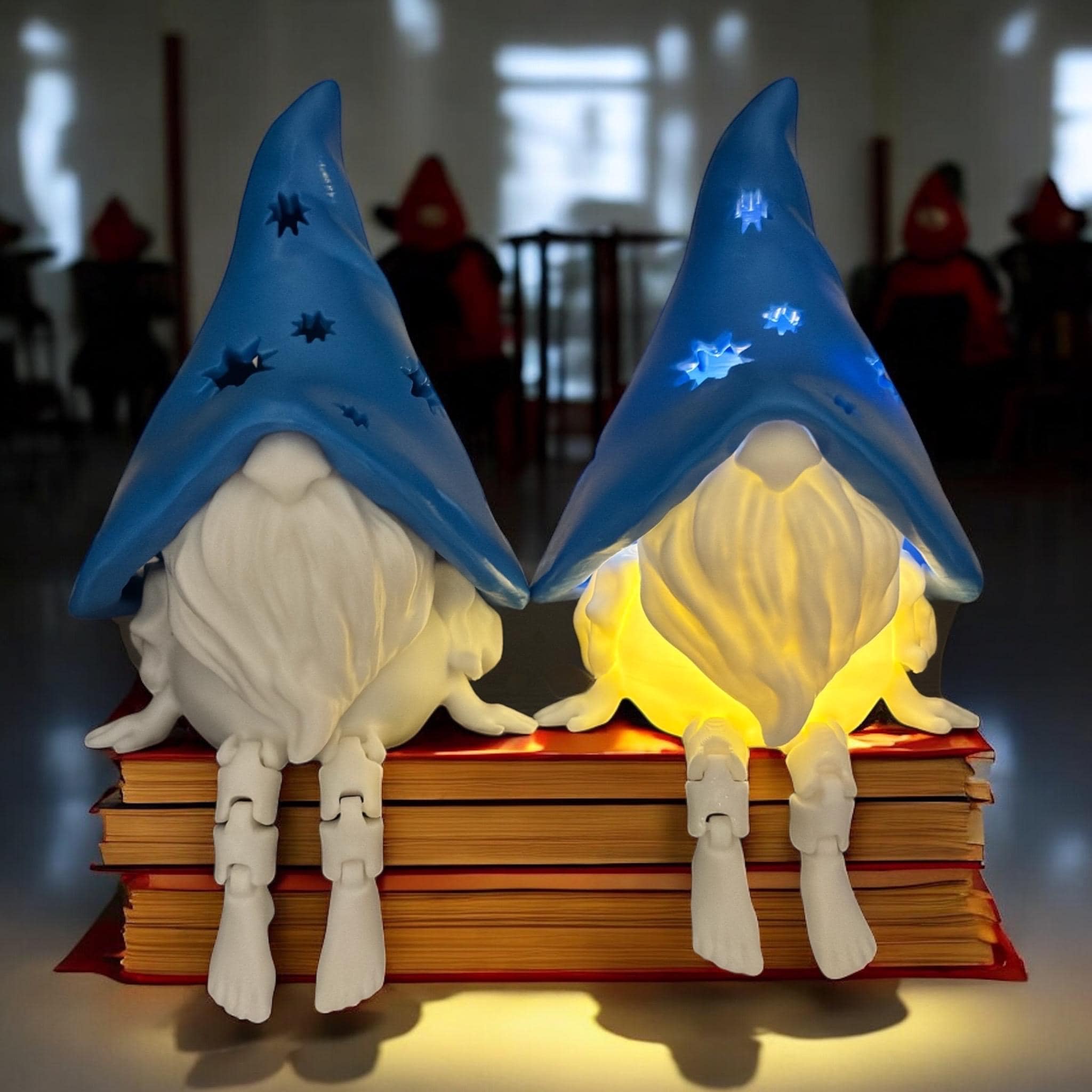 3D Printed Gnome LED Tea Light Holder: Cottagecore Decor