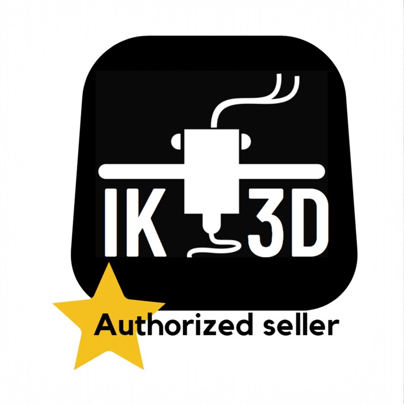 IK3D authorized seller badge for official licensed dragon head model.