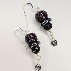 1 Pair Lampwork Bead and Sterling Silver Earrings