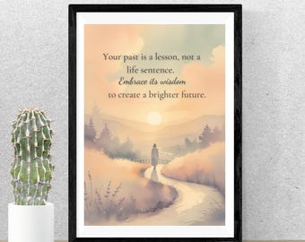 Mental Health Affirmation Print: Inspirational Quote Wall Art (Digital Download)