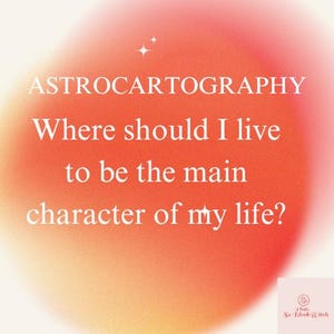 Energia do Personagem Principal | Astrocartografia para sua Localização Ideal